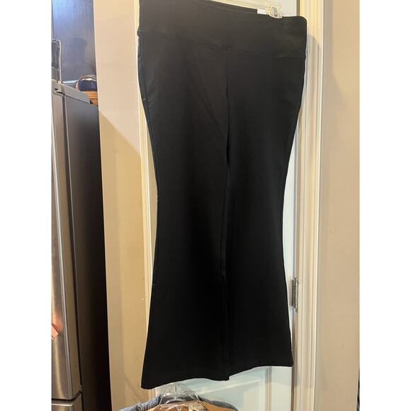 NWT Style & Co Ponte Mid rise Stretch Knit Pull on Bootcut Pants - XL Black - Picture 7 of 9